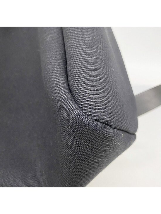 Hermes Backpack Herbag a Dos MM Toile Officier Black Silver main image 5